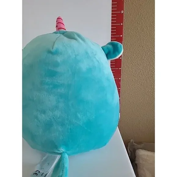 Squishmallow Ace The Unicorn 8” Plush Blue Kellytoy - Picture 10 of 10